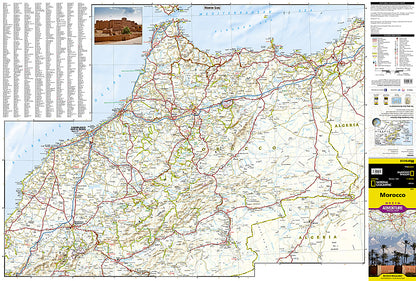 National Geographic Adventure Map Morocco AD00003203