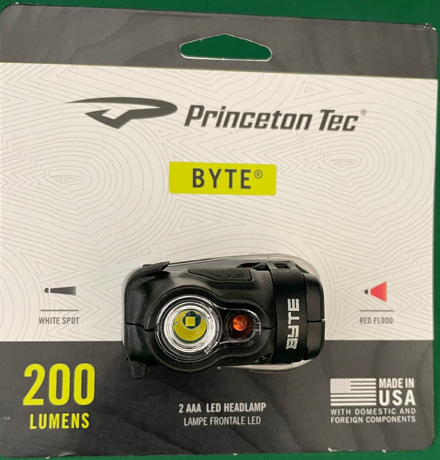 Princeton Tec Byte 200 Lumens Headlamp BYT21-BK