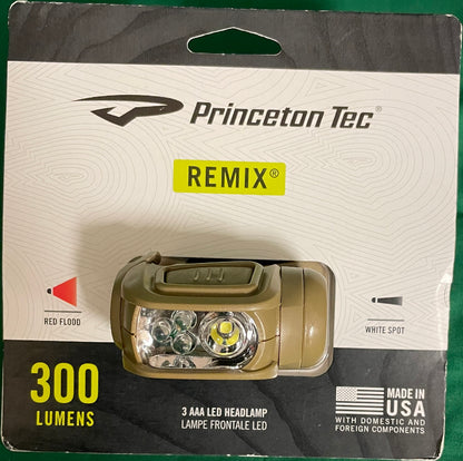 Princeton Tec Remix Tan Headlamp RMX300-RD-TN