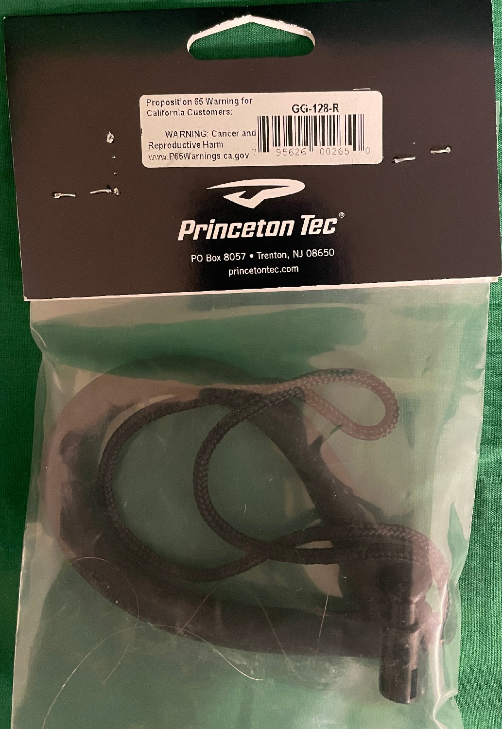 Princeton Tec Sector Cord Lock Lanyard w/Rubber GG-128-R