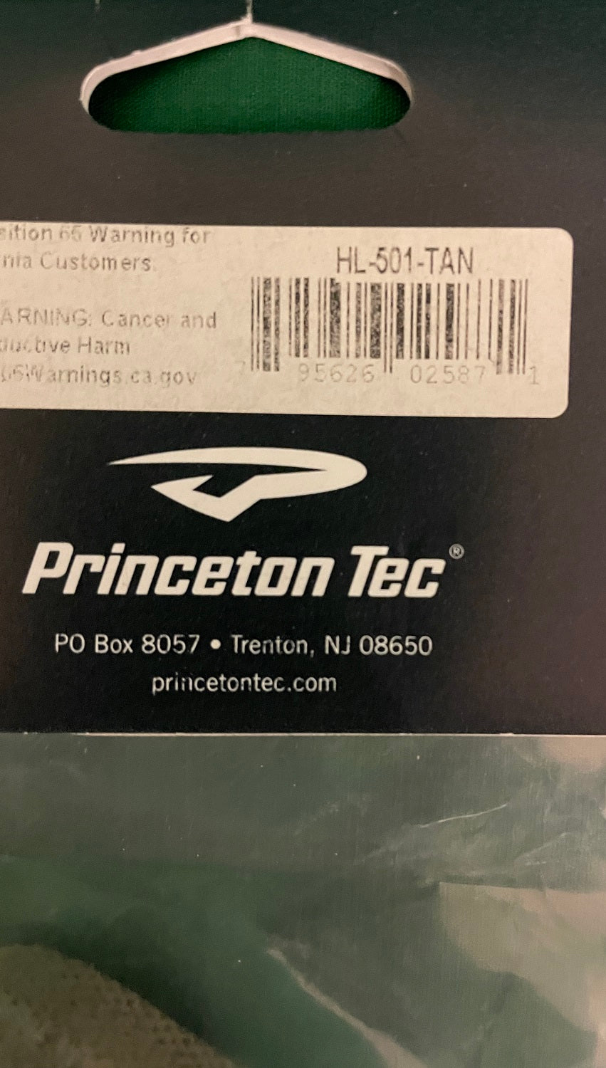 Princeton Tec Replacement Headlamp Strap 1" Tan HL-501-TAN