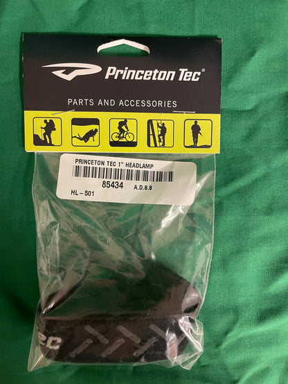 Princeton Tec Replacement Headlamp Strap 1" Black HL-501