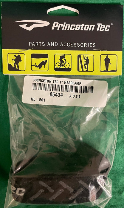 Princeton Tec Replacement Headlamp Strap 1" Black HL-501