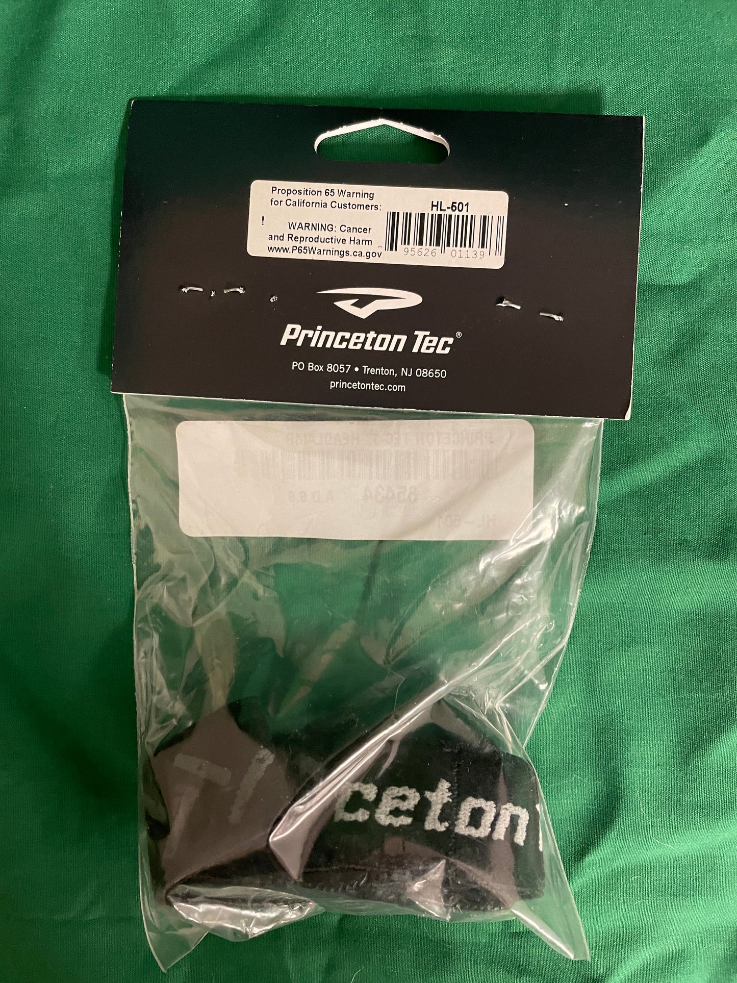 Princeton Tec Replacement Headlamp Strap 1" Black HL-501