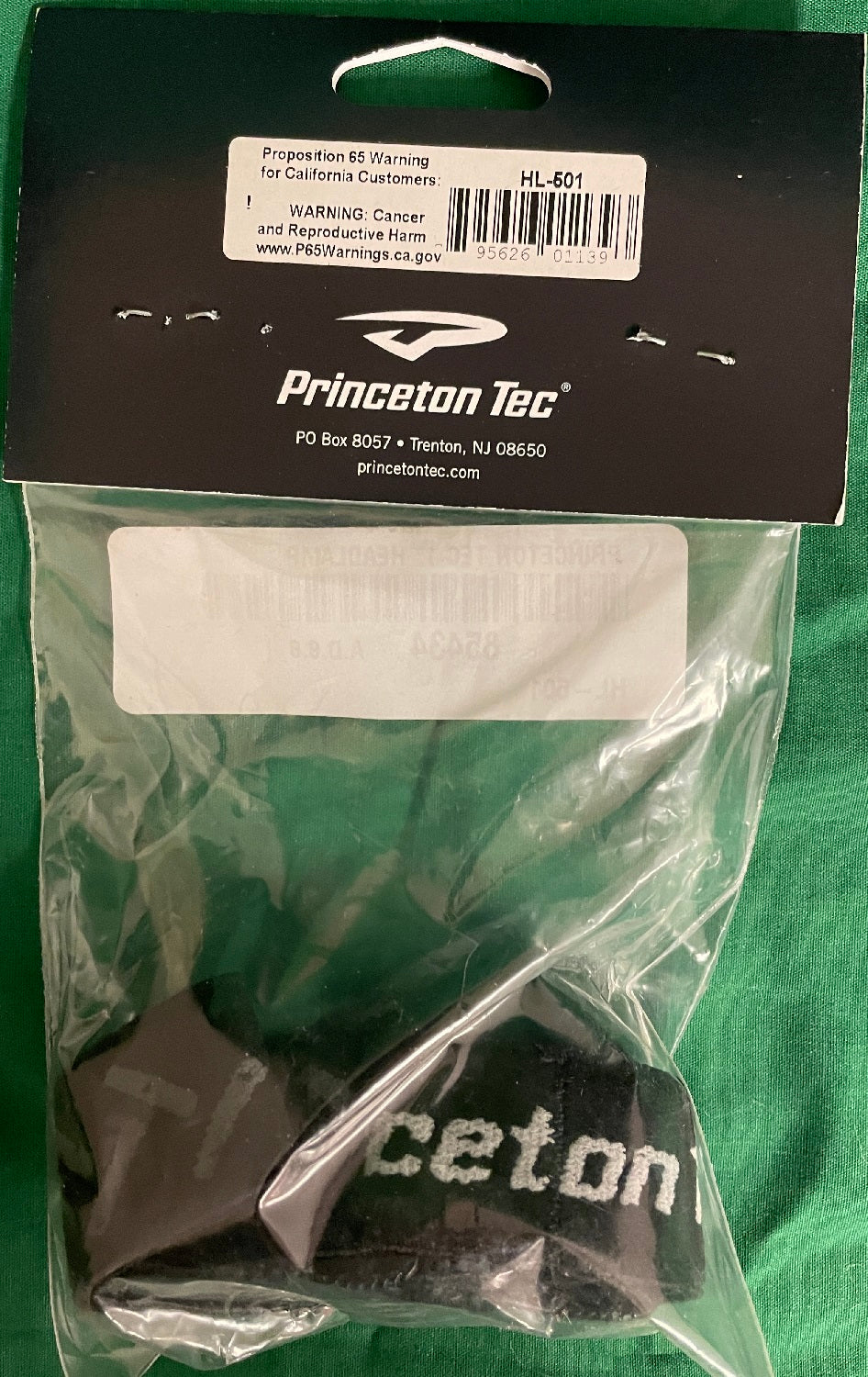 Princeton Tec Replacement Headlamp Strap 1" Black HL-501