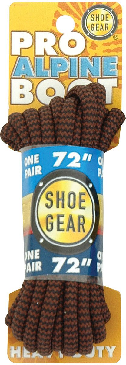 Shoe Gear Alpine Boot Laces 72" Brown / Black 375102