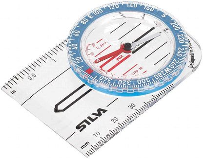 Silva Starter 1-2-3 Liquid-Filled Baseplate Compass w/Ruler, Lanyard, Waterproof