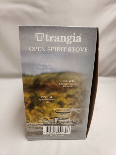 Trangia Open Spirit Burner Denatured Alcohol Stove/Pot Support w/Simmering Ring