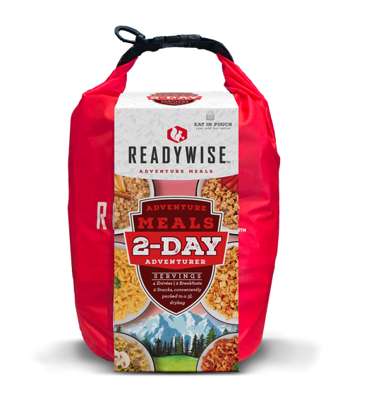 ReadyWise Adventure Meals 2-Day Adventurer Kit w/Dry Bag 05-919