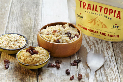 Trailtopia Brown Sugar & Raisin Oatmeal 1 Serving