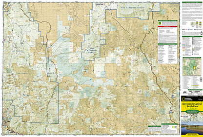 National Geographic CO Elevenmile Canyon, South Park Trails Illustrated Map TI00000152