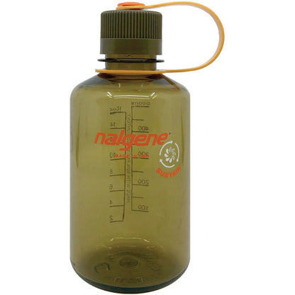 Nalgene Narrow Mouth 16 oz Sustain Bottle Olive 2020-0916