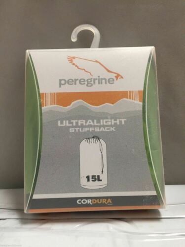 Peregrine Ultralight Weatherproof Nylon Stuff Sack / Bag 15L Green 329174