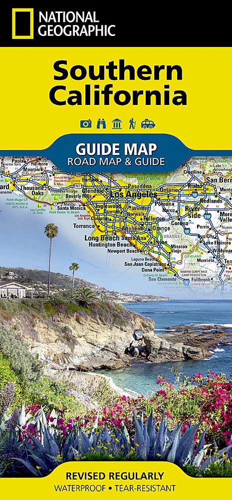 National Geographic Guide Map Southern California Road Map Travel GM00620379