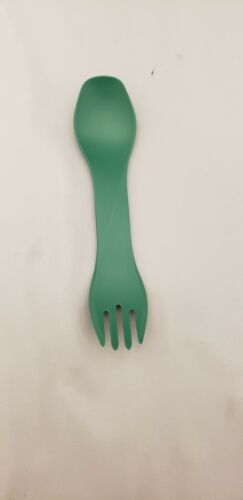 Humangear GoBites Uno Spoon/Fork Combo Utensil Med. Green OEM - Sturdy BPA-Free