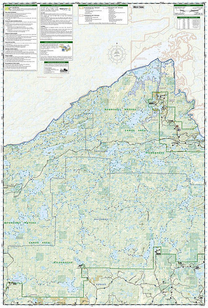 National Geographic Trails Illustrated MN East Superior National Forest Map TI00000752