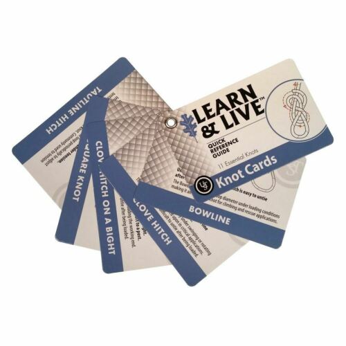 Ultimate Survival UST Knot Tying Cards Durable Waterproof 11 Essential Knots