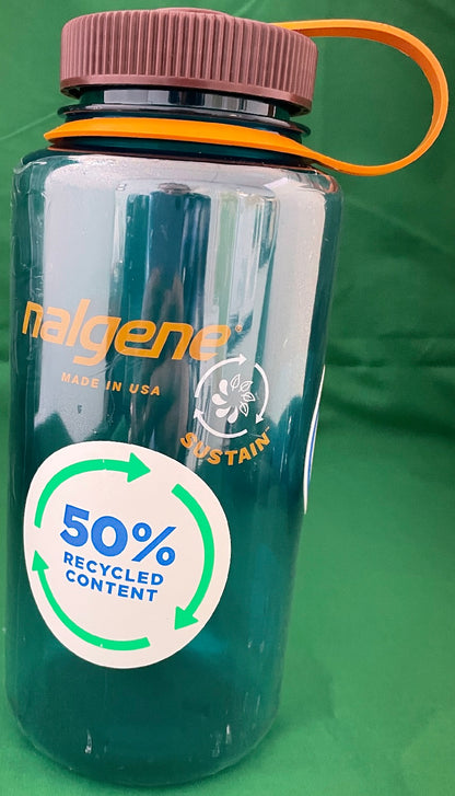 Nalgene Wide Mouth 32 oz Sustain Bottle Teal 2020-2132