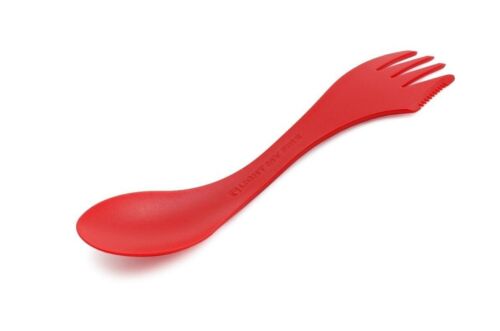 Light My Fire Serving Spork Large Spoon-Fork-Knife Combo Utensil Red