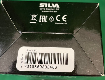 Silva Scout 3X Headlamp 300 Lumen Flashlight w/Batteries 37977