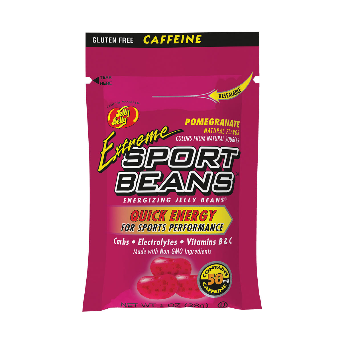 Jelly Belly Extreme Sport Beans Pomegranate 1 oz