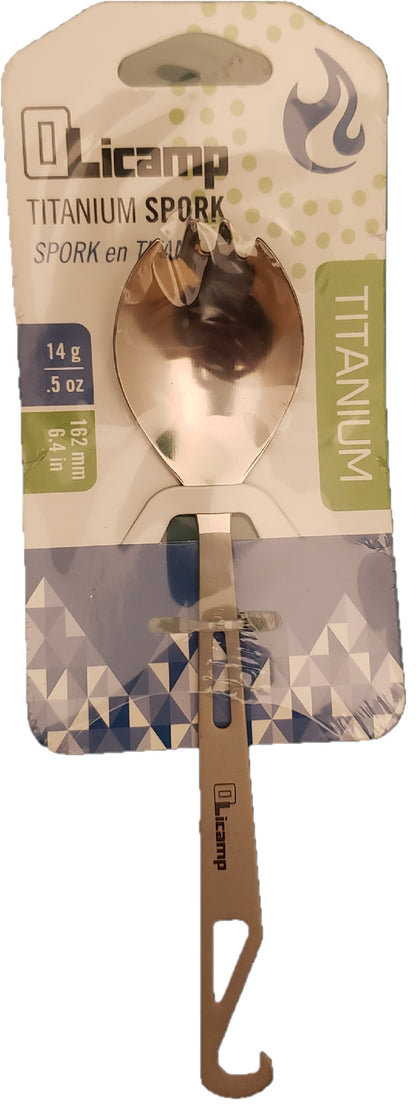 Olicamp Titanium Spork w/Bottle Opener 328117