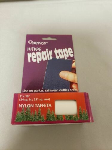 Kenyon K-Tape 3" x 18" White Taffeta Nylon Adhesive-Backed Repair Tape