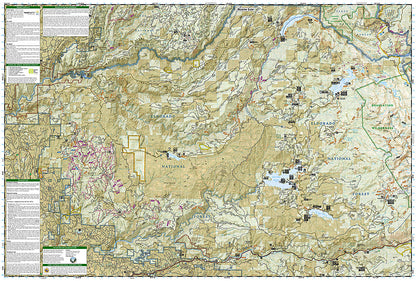 National Geographic Trails Illustrated CA Crystal Basin / Silver Fork Map TI00000806