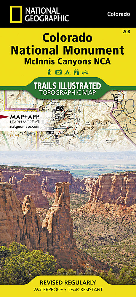 National Geographic Trails Illustrated Colorado National Monument Topo Map TI00000208