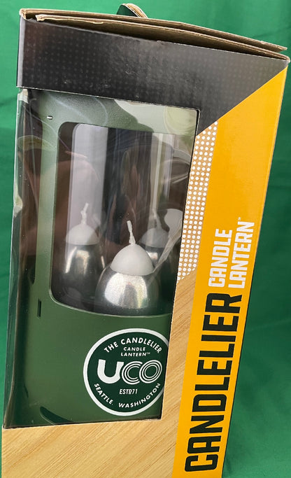 UCO Candlelier Candle Lantern Powder Coated Green C-C-STD