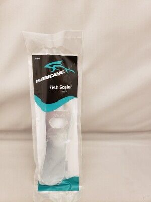 Hurricane Fast'N Easy Sturdy Steel Fish Scaler w/Serrated Edges & Bottle Opener