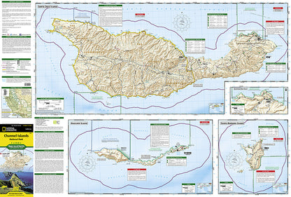 National Geographic Trails Illustrated CA Channel Islands National Park Map TI00000252