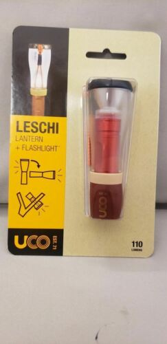 UCO Leschi 110-Lumens LED Lantern + Flashlight Red - Small Tent Light