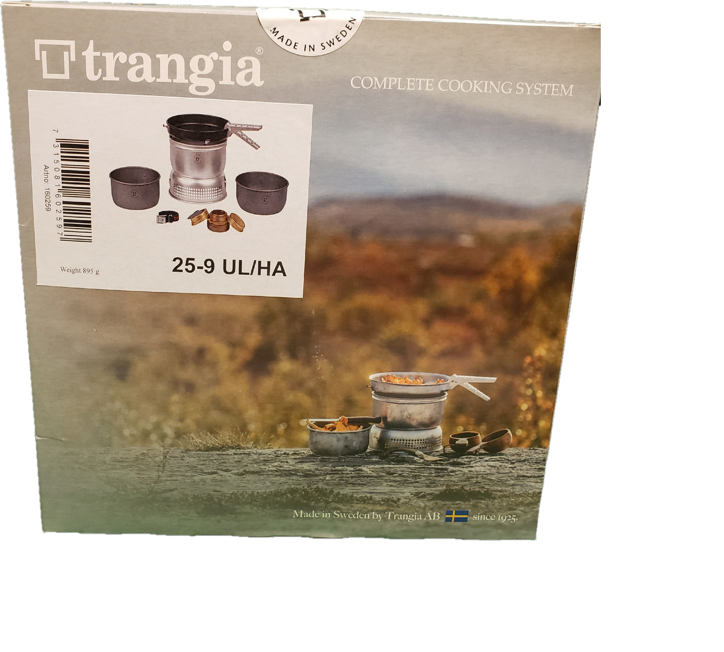 Trangia Storm Cooker 25-9 UL/HA Alcohol Stove Cook Set 160259