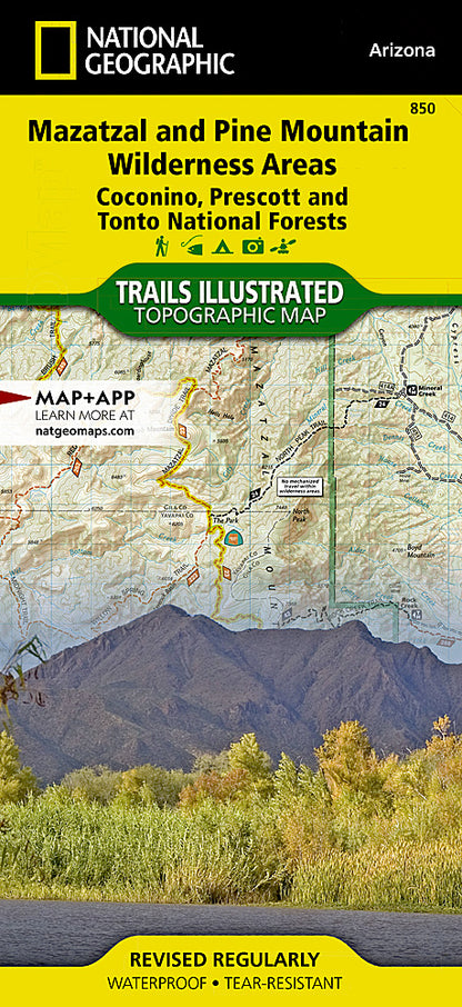 National Geographic AZ Tonto National Forest Map Pack TI01020511B