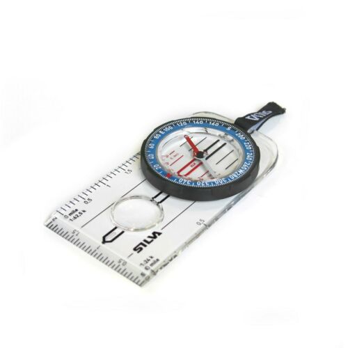 Silva Explorer US Liquid-Filled Baseplate Compass w/Scale Lanyard & Magnifier