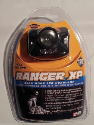 Cyclops Ranger XP Black 126-Lumens 4-Mode LED Headlamp Flashlight CYC-RNG1XP