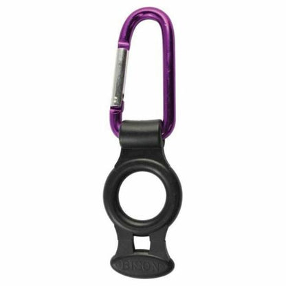 Bison Designs Bottle Bandit Bottled Water Carrier w/6cm Purple Carabiner