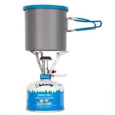 Olicamp Electron Piezo Butane Gas Canister Ultralight Stove / LT Pot Combo