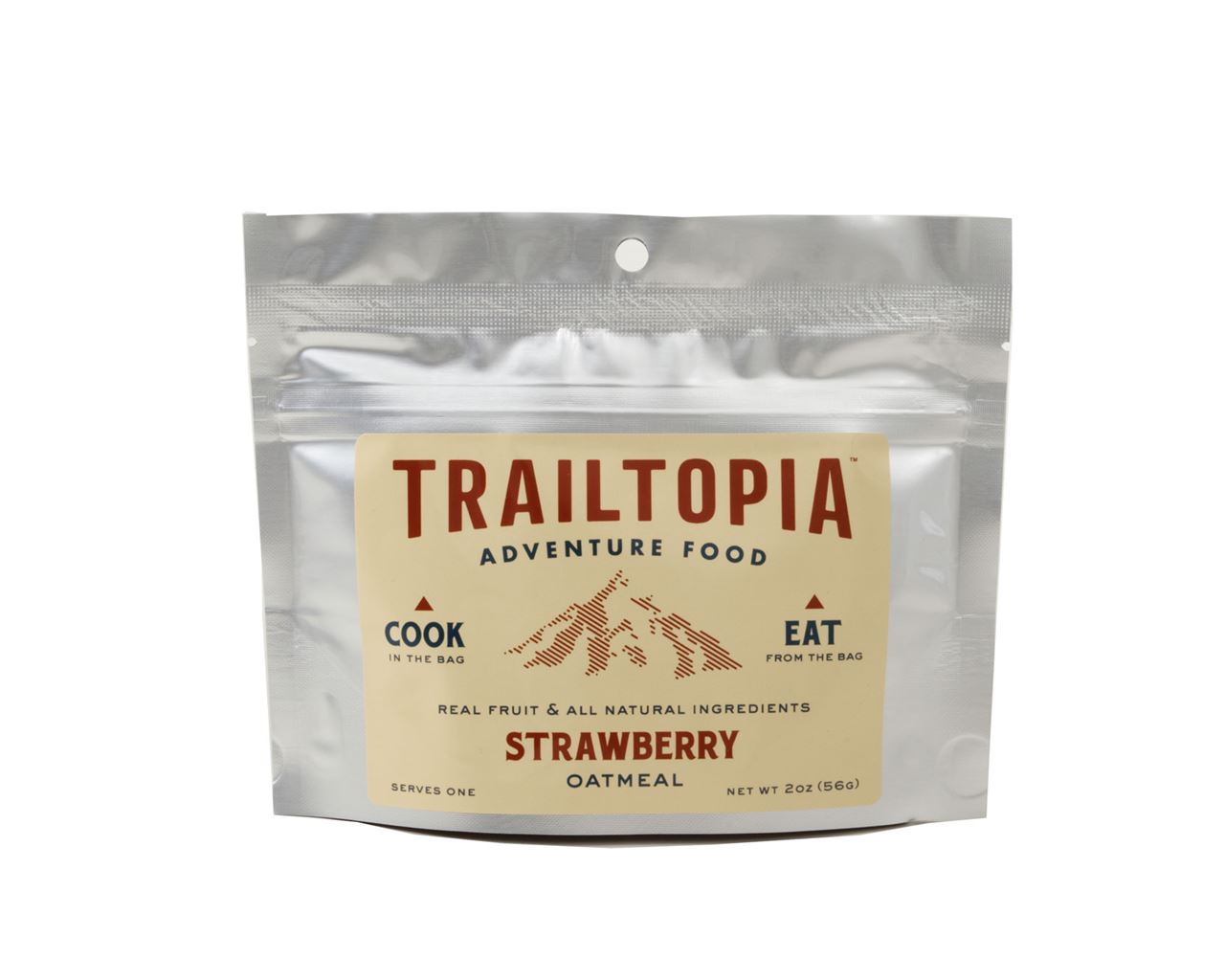 Trailtopia Strawberry Oatmeal 1 Serving