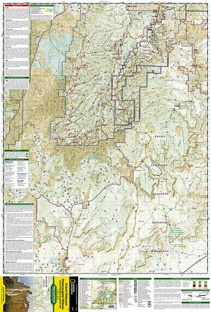 National Geographic Trails Illustrated UT Grand Staircase Paunsaugunt Map TI00000714