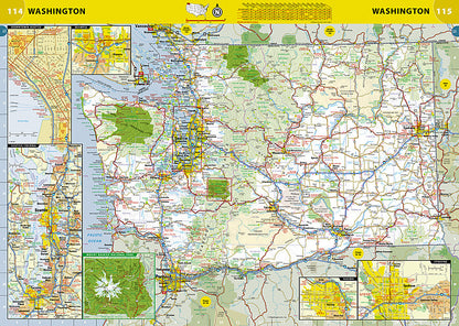 National Geographic Road Atlas Adventure Edition 50 United States Canada Mexico RD00620166