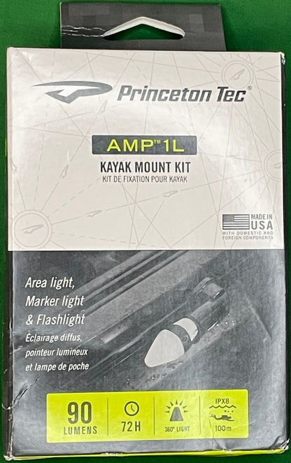 Princeton Tec Kayak Mount w/Amp 1L Light & Cone Neon Yellow AMPR-NY