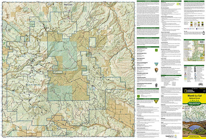 National Geographic Utah Manti-LaSai National Forest Trails Illustrated Map TI00000703