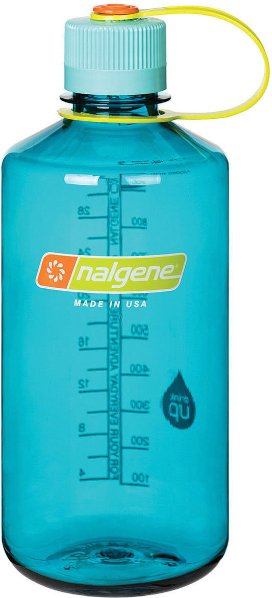 Nalgene Narrow Mouth Tritan 32 oz Bottle Cerulean Blue w/Blue Cap