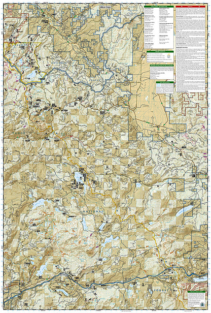 National Geographic CA NV Tahoe National Forest Map Pack TI01021198B