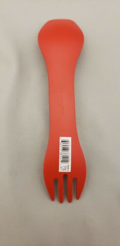 Humangear GoBites Uno Spoon/Fork Combo Utensil Red OEM - Sturdy BPA-Free Nylon