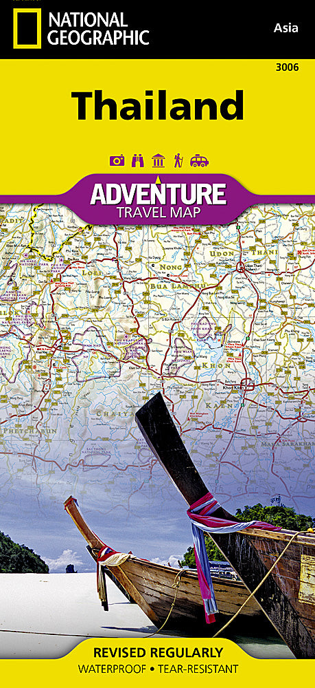 National Geographic Adventure Map Thailand AD00003006