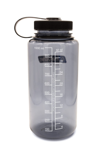 Nalgene Wide Mouth Sustain 32 oz Bottle Gray w/Black Cap