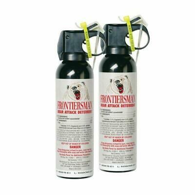 Sabre Frontiersman Bear Spray 7.9oz 2-Pack (No Holster) Max Strength - 30' Range